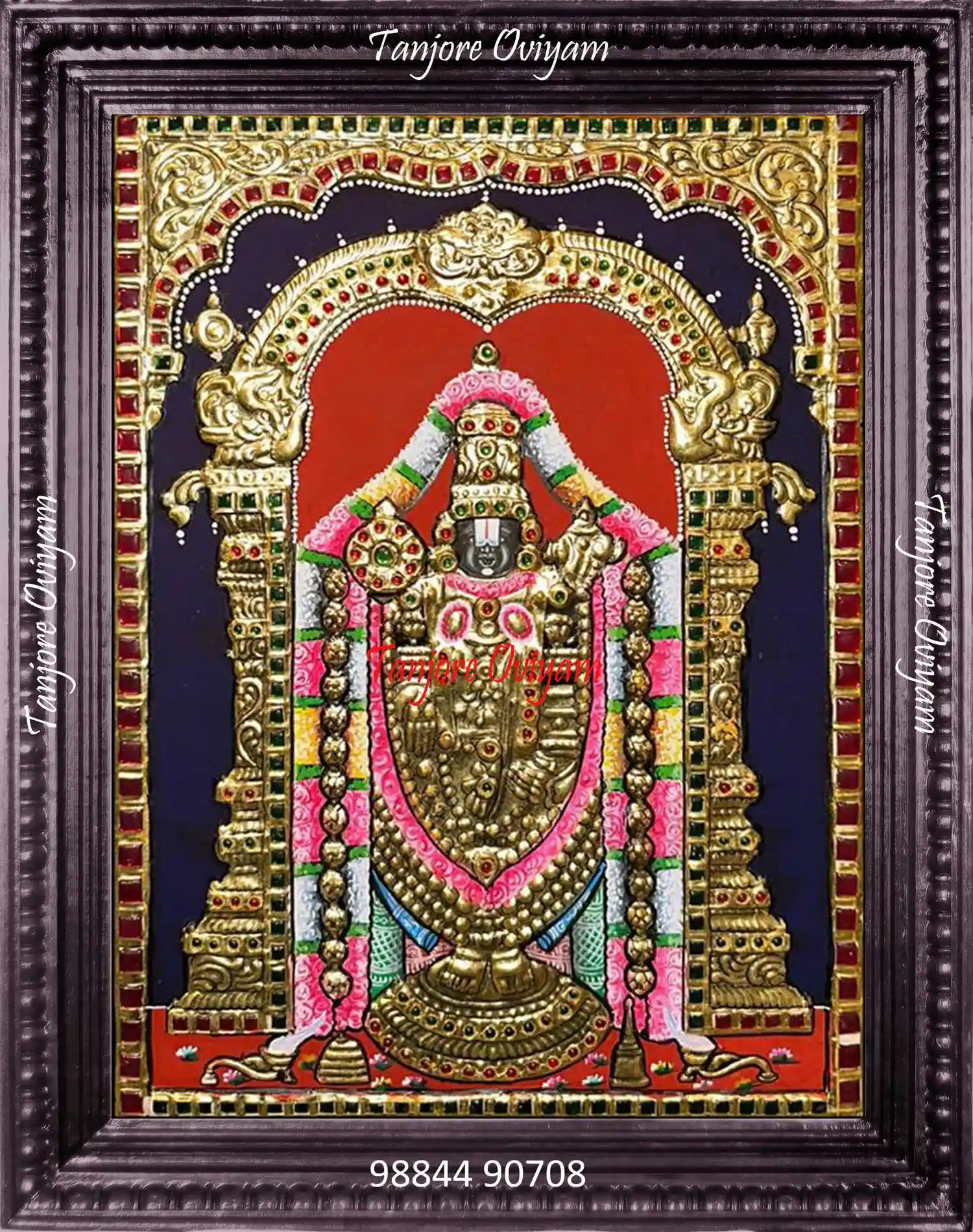 Gold Embossed Balji Painting